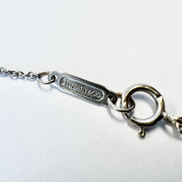 Tiffany & Co. Keys Herz Schlüssel großer Anhänger Weißgold + Orig. Kette