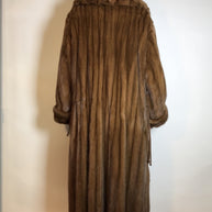 Wunderschöner langer Nerzmantel braun SAGA MINK by ROLF SCHULTE Gr. 42/44 Damen