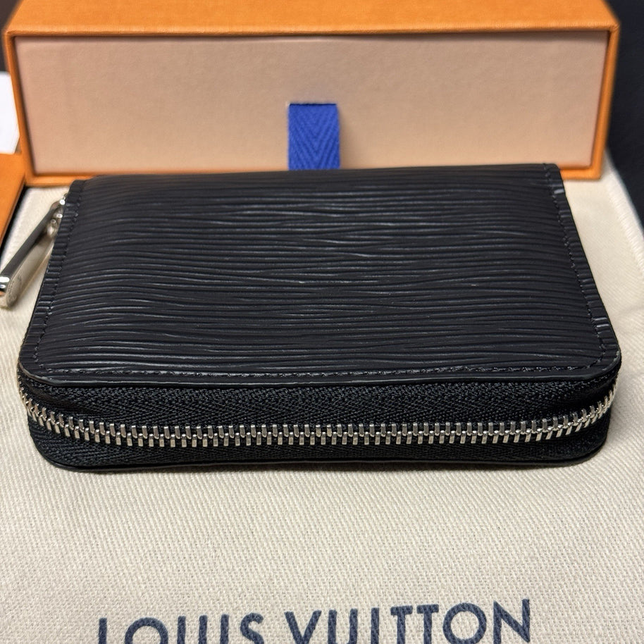 Louis Vuitton Zippy Coin Geldbörse Epi Leder Schwarz mit orig. Rechnung