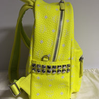 MCM Stark Rucksack + Portemonnaie Visetos Neon Gelb