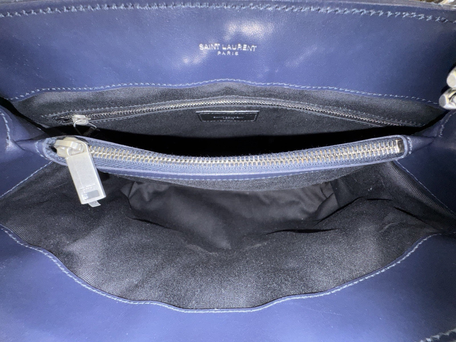 YSL Saint Laurent Loulou Medium Marine Blau Umhängetasche