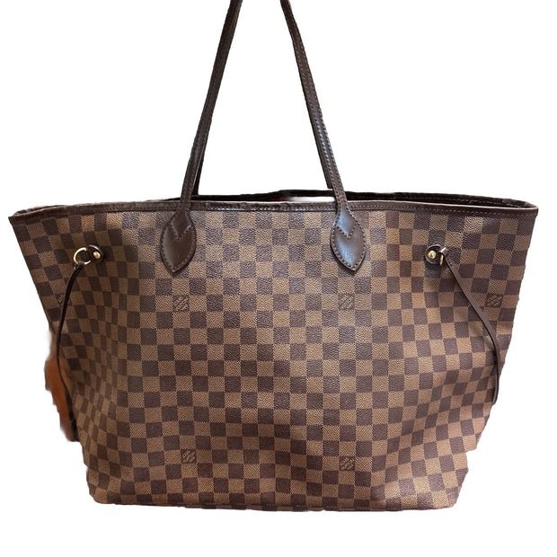 Louis Vuitton Neverfull GM Damier Ebene & Rot 2013 Shopper