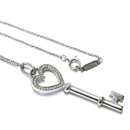 Tiffany & Co. Keys Herz Schlüssel großer Anhänger Weißgold + Orig. Kette