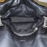 Saint Laurent Schultertasche Puffer Loulou Medium Schwarz Top Zustand