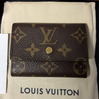 Louis Vuitton Micro Wallet Trifold Geldbörse Monogam Schwarz mit orig. Rechnung