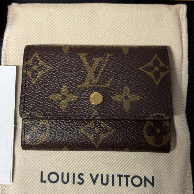 Louis Vuitton Micro Wallet Trifold Geldbörse Monogam Schwarz mit orig. Rechnung