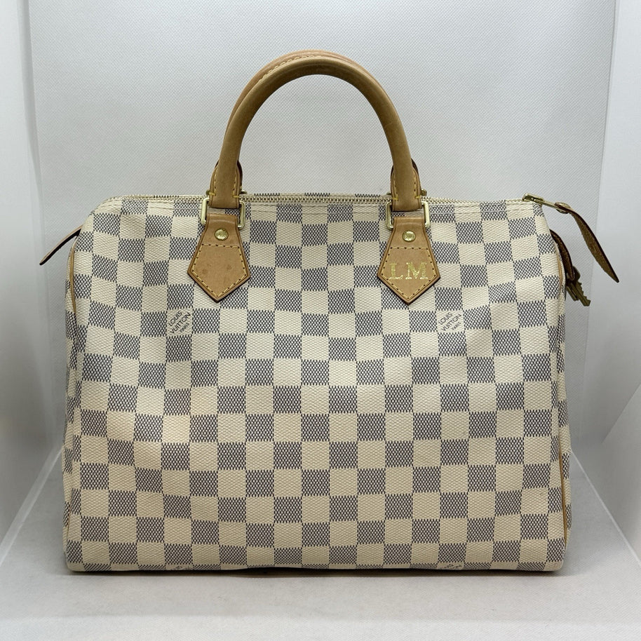 Louis Vuitton Speedy 30 Damier Azur 2012