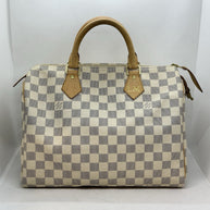 Louis Vuitton Speedy 30 Damier Azur 2012