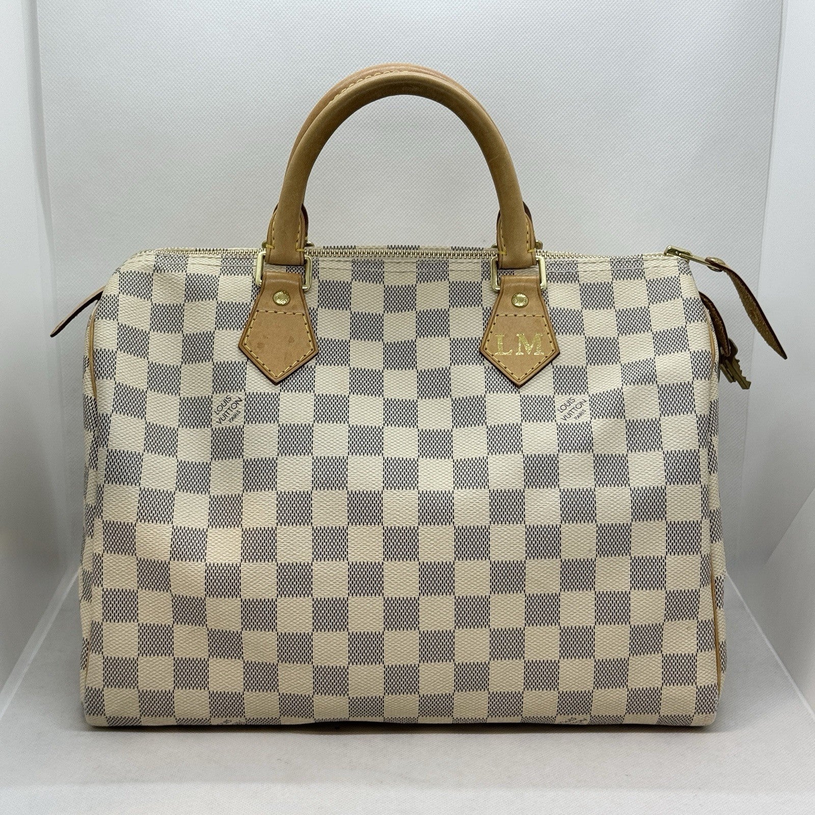 Louis Vuitton Speedy 30 Damier Azur 2012