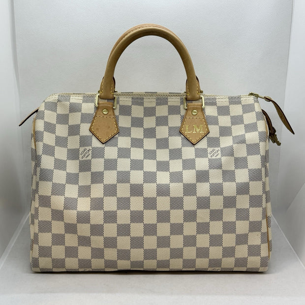 Louis Vuitton Speedy 30 Damier Azur 2012