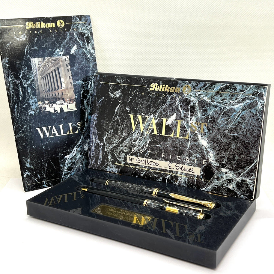 Pelikan Wall Street Limited Edition 1995 Füller M800 & Kugelschreiber NEU & OVP