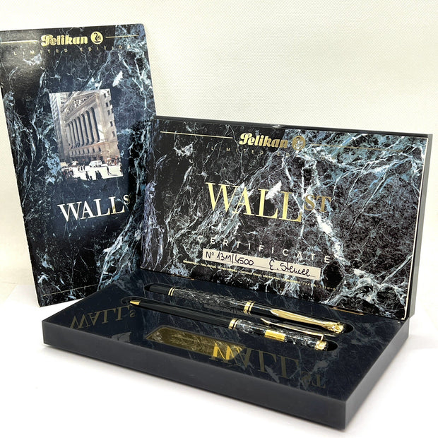 Pelikan Wall Street Limited Edition 1995 Füller M800 & Kugelschreiber NEU & OVP