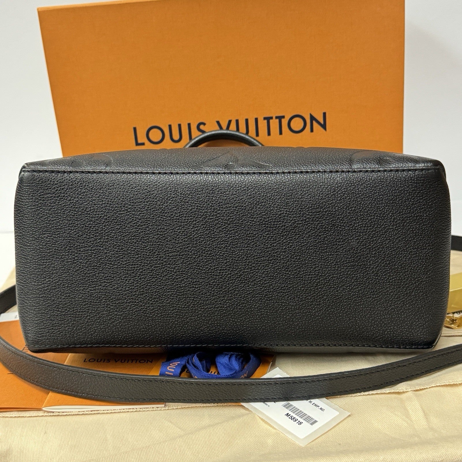 Louis Vuitton Petit Palais PM M58916 Monogram Empreinte Leder Schwarz
