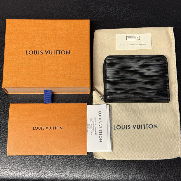 Louis Vuitton Zippy Coin Geldbörse Epi Leder Schwarz mit orig. Rechnung