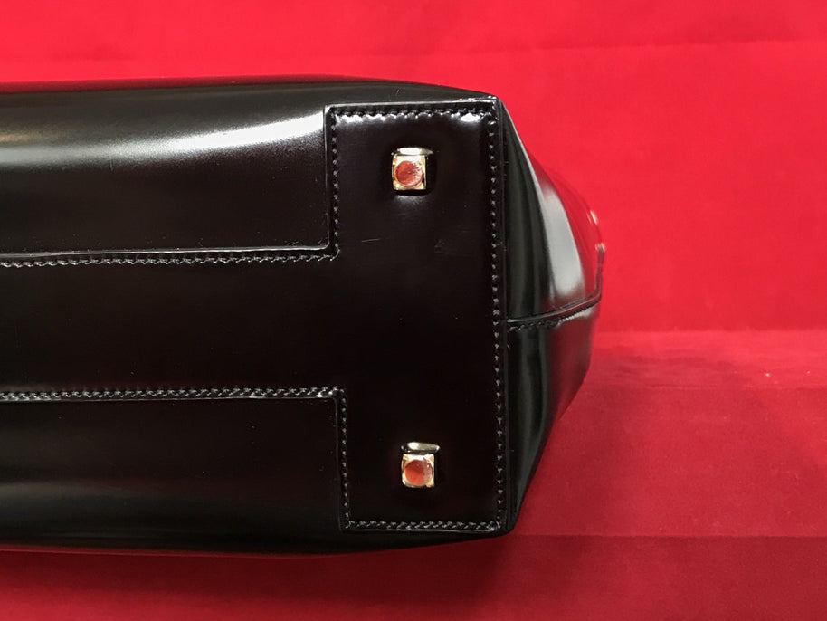 Große Salvatore Ferragamo Damen Handtasche schwarz
