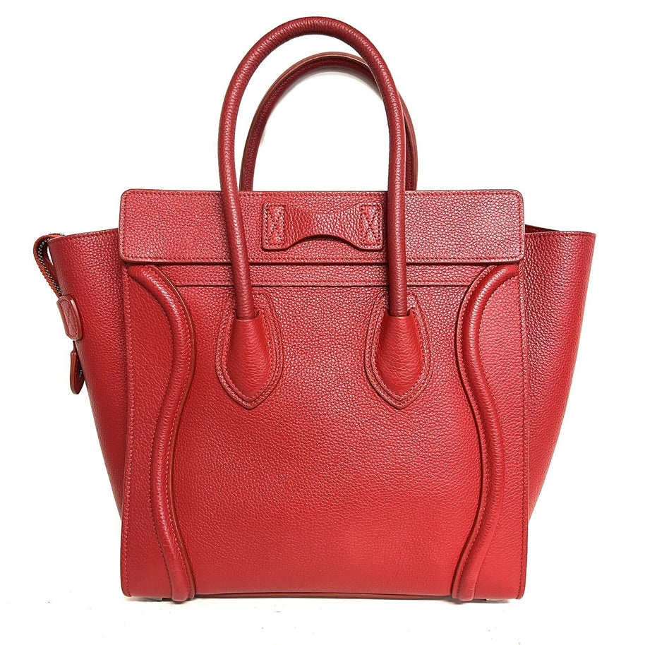 Celine Luggage Micro 27 Rot NP. 2250€