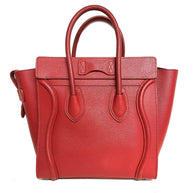 Celine Luggage Micro 27 Rot NP. 2250€