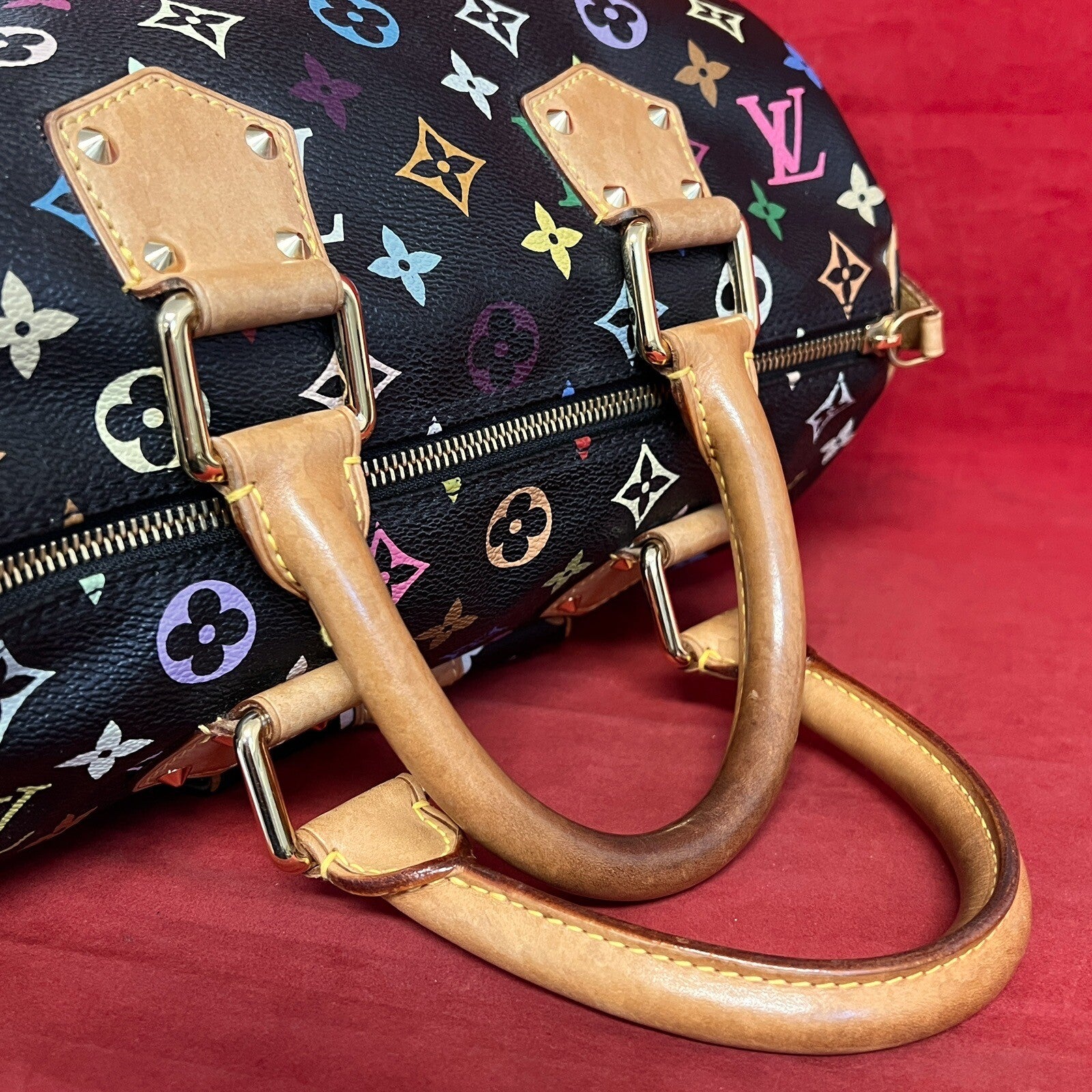 Louis Vuitton Speedy 30 Multicolore / Multicolor Monogram Damen Handtasche 2003