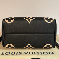 Louis Vuitton Speedy 25 mit Schulterriemen Monogram Empreinte Bicolor Leder