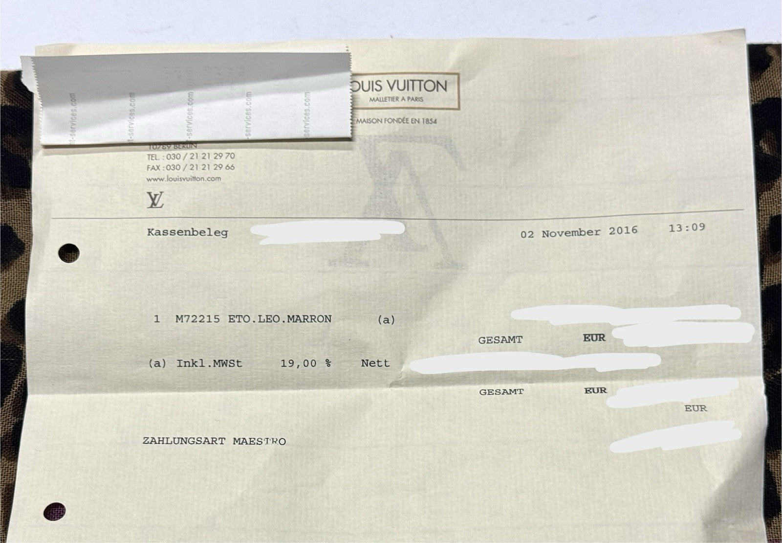 LOUIS VUITTON SCHAL LEOPARD BRAUN PINK KASCHMIR SEIDE TUCH M72215