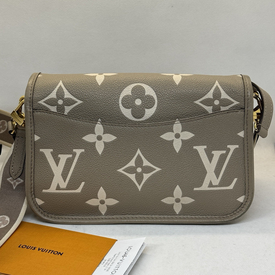 Louis Vuitton Diane 2024 Monogram Empreinte Tourterelle / Beige M46583