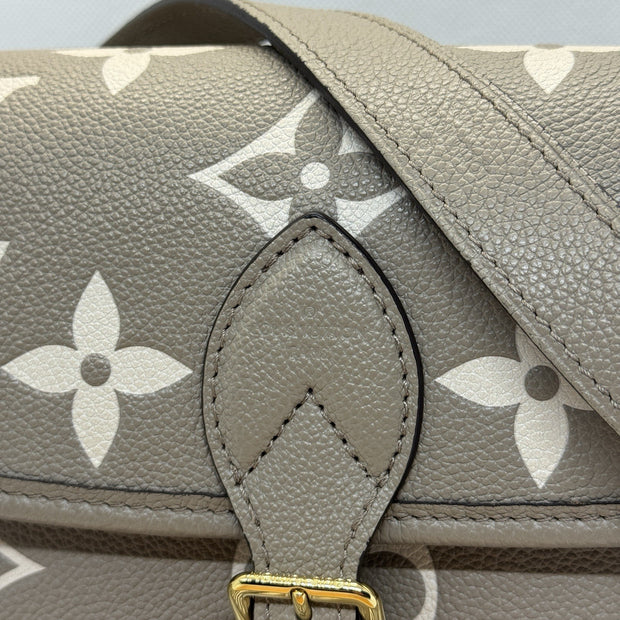 Louis Vuitton Diane 2024 Monogram Empreinte Tourterelle / Beige M46583