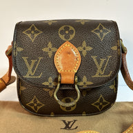 Louis Vuitton St Saint Cloud Bebe Mini Nano Crossbody Umhängetasche Monogram