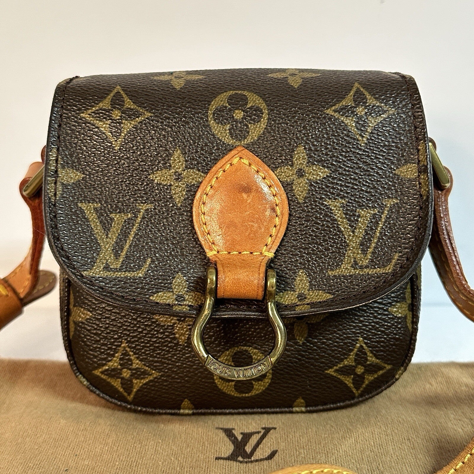 Louis Vuitton St Saint Cloud Bebe Mini Nano Crossbody Umhängetasche Monogram