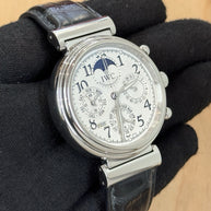 IWC Da Vinci Edelstahl 41.5mm Automatik Ewiger Kalender IW375803 Fullset 2006