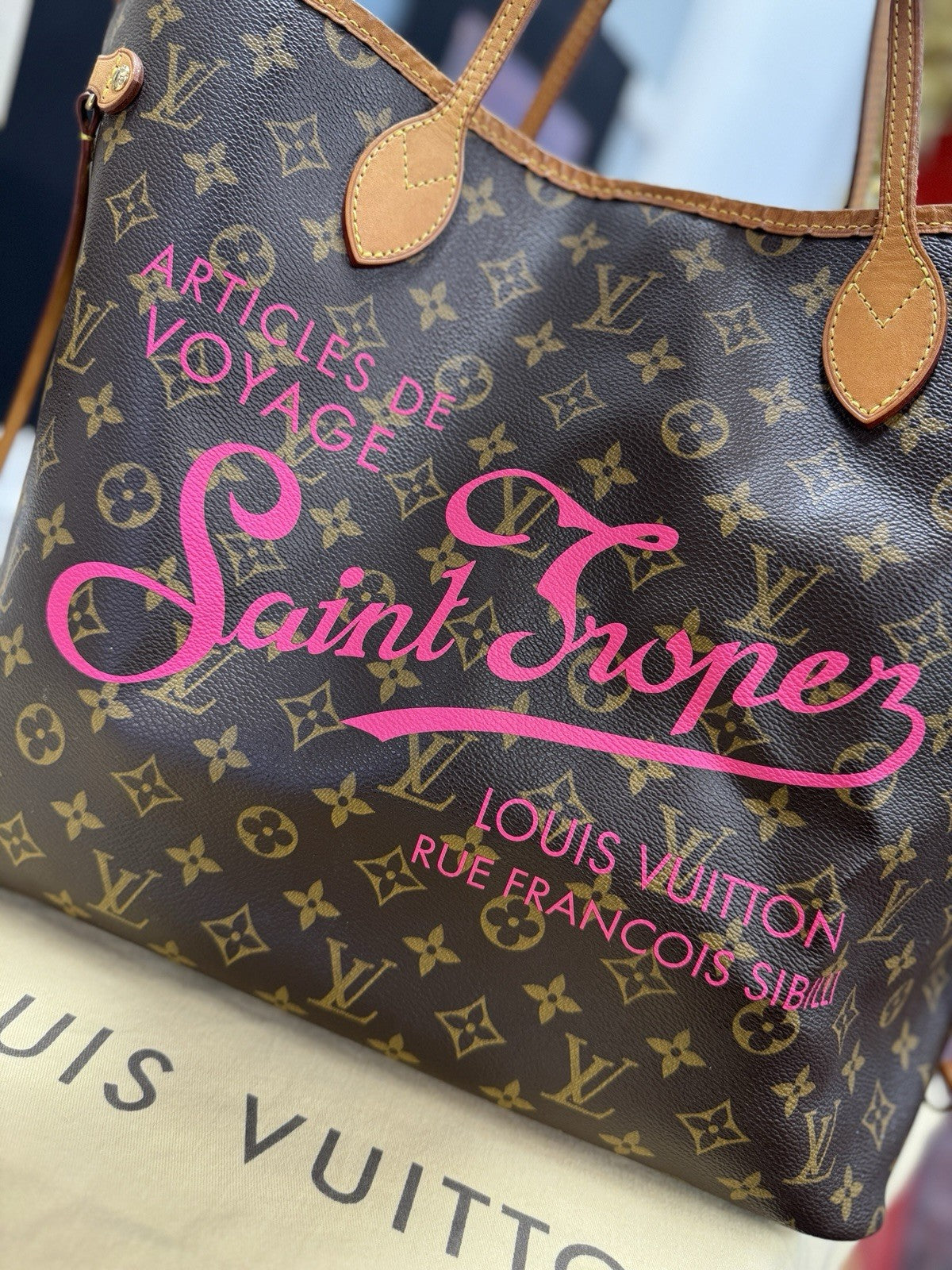 Louis Vuitton Neverfull GM St Saint Tropez Monogram Shopper Limited Edition