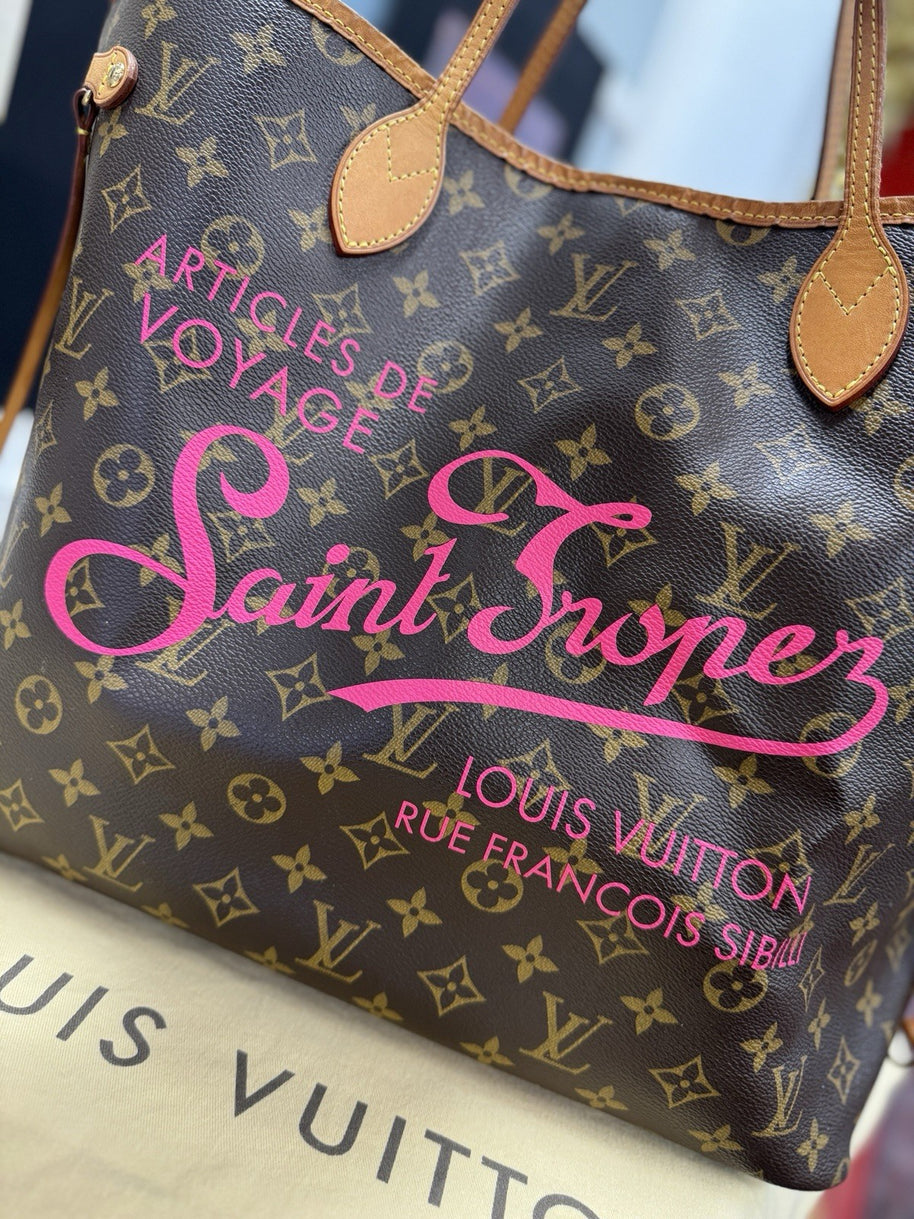 Louis Vuitton Neverfull GM St Saint Tropez Monogram Shopper Limited Edition
