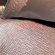 Louis Vuitton Zippy Geldbörse Portemonnaie Damier Ebene Canvas