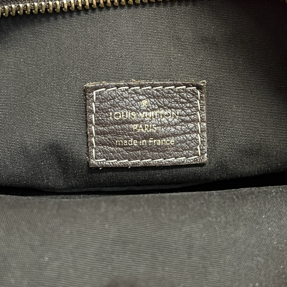 Louis Vuitton Manon MM Mini Lin Monogram Damen Schultertasche Hobo Bag