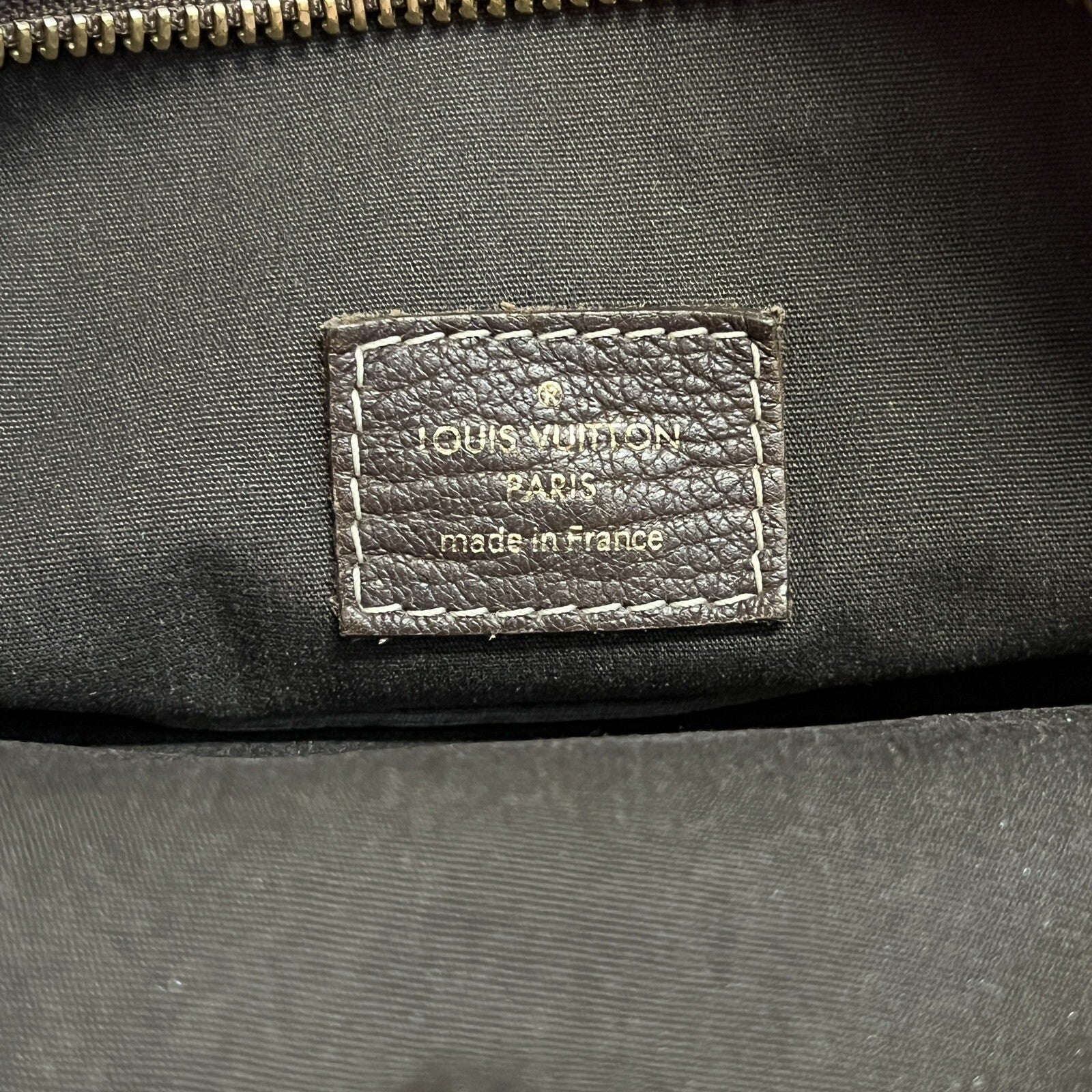 Louis Vuitton Manon MM Mini Lin Monogram Damen Schultertasche Hobo Bag