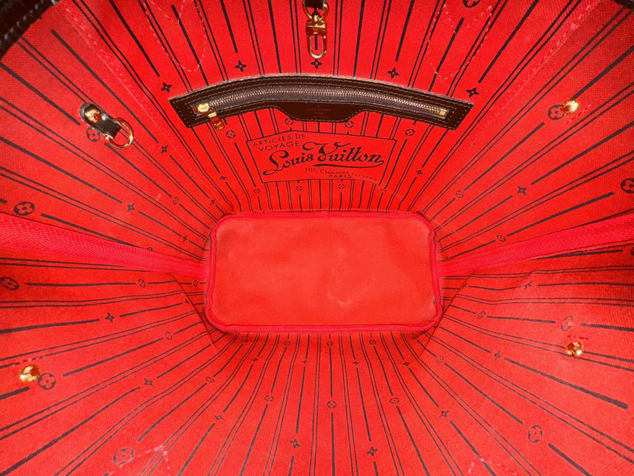 Louis Vuitton Neverfull MM Damier Ebene Shopper 2012