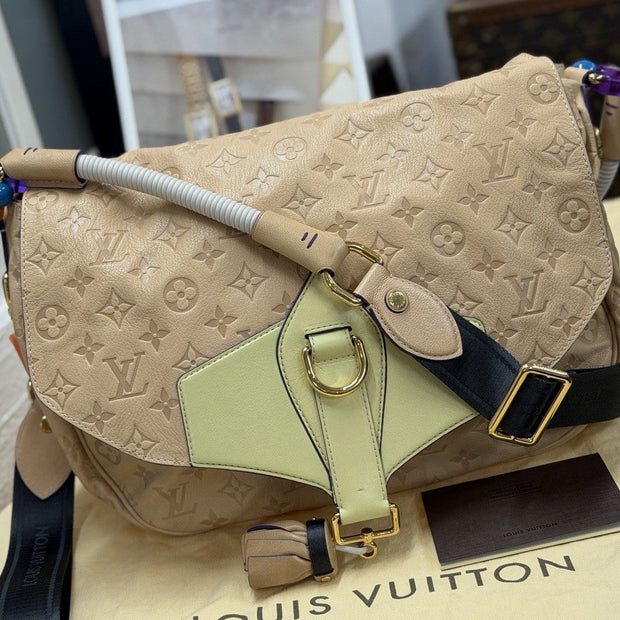 Louis Vuitton Underground Messenger Limited Edition 2010 Umhängetasche Creme