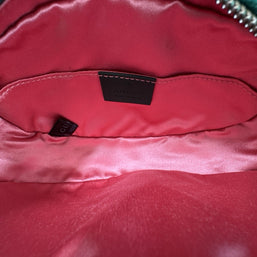 Gucci GG Marmont Gürteltasche Bumbag Samt Grün/Gold 476434