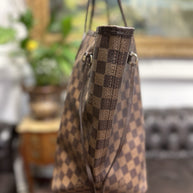 Louis Vuitton Neverfull GM Damier Ebene & Rot 2013 Shopper