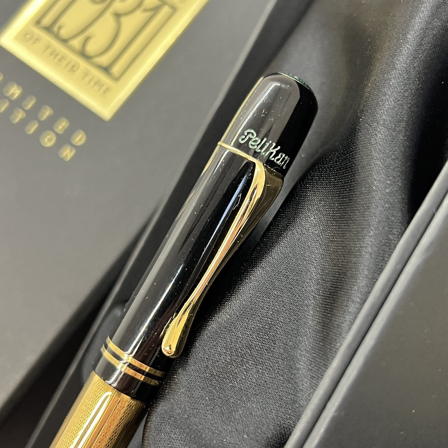 Pelikan 1931 LE 18K Gold 111 Kolben Füller B 18K Nib Limitiert 5000 FULL SET