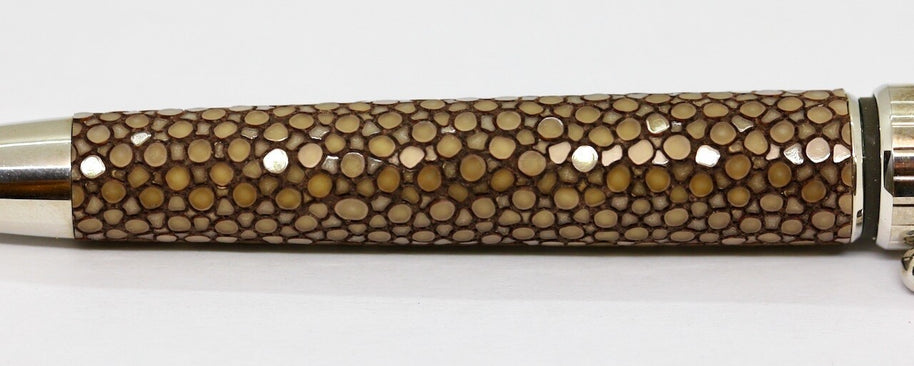 Dunhill Sidecar Limited Edition Exotic Leather Ballpoint Pen Kugelschreiber NEU