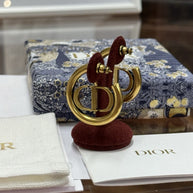 Dior Creolen, Ohrringe CD Montaigne Gold E1285, Christian Dior Hoop Earrings