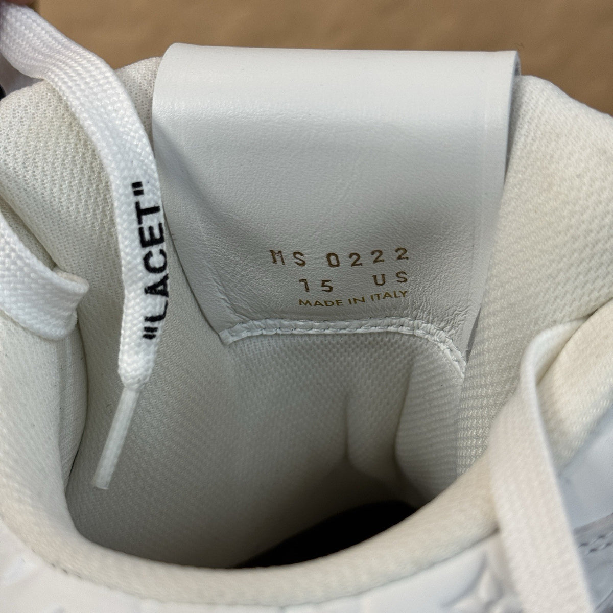 NIKE X LOUIS VUITTON AIR FORCE 1 MID SNEAKER VIRGIL ABLOH OFF-WHITE US 15