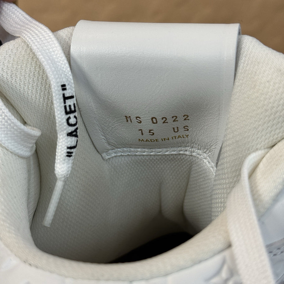 NIKE X LOUIS VUITTON AIR FORCE 1 MID SNEAKER VIRGIL ABLOH OFF-WHITE US 15