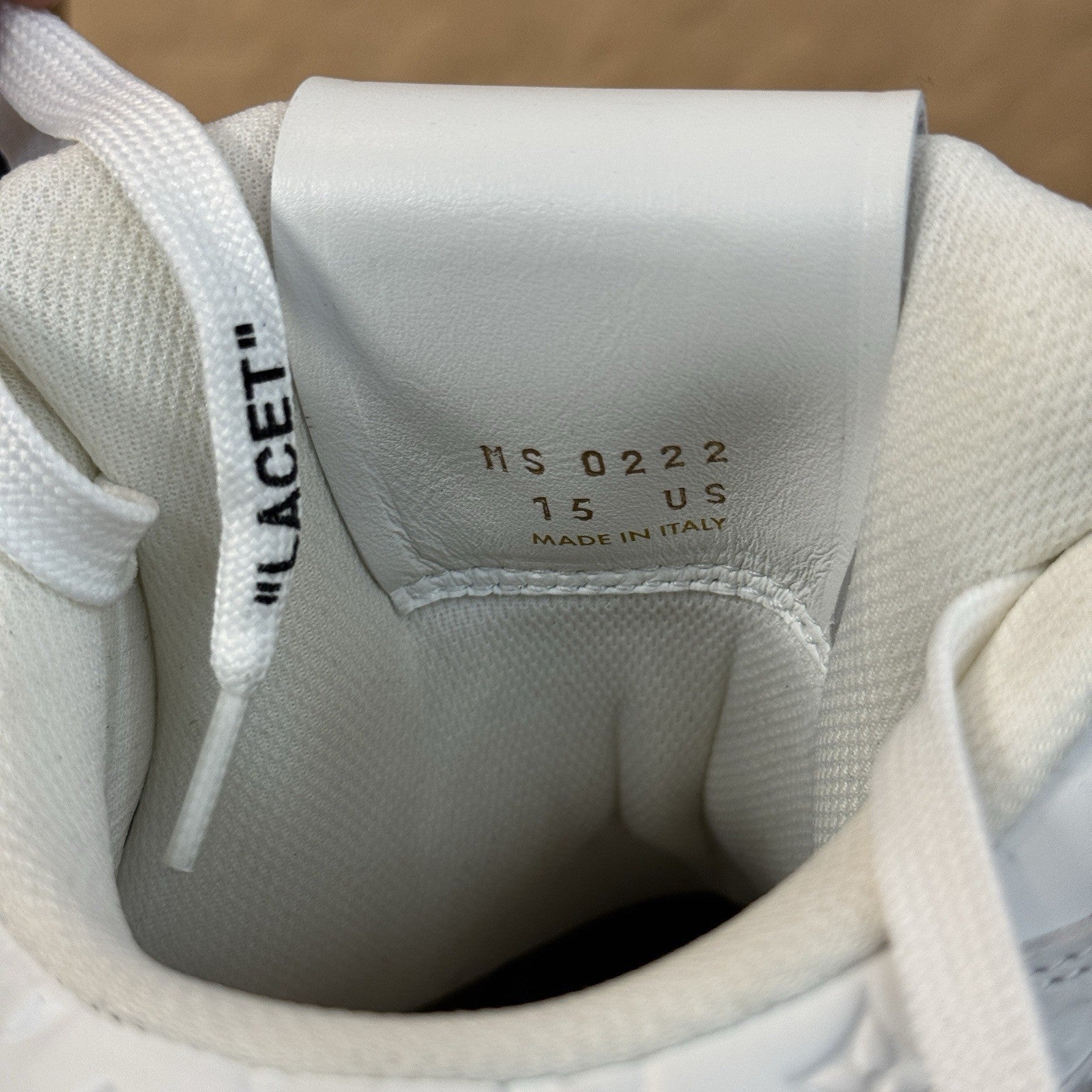 NIKE X LOUIS VUITTON AIR FORCE 1 MID SNEAKER VIRGIL ABLOH OFF-WHITE US 15