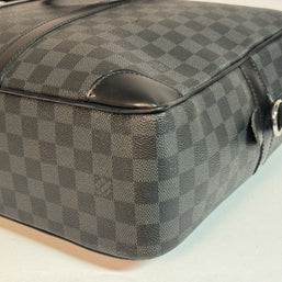Louis Vuitton Porte Documents GM Damier Graphite große Herren Aktentasche 40cm