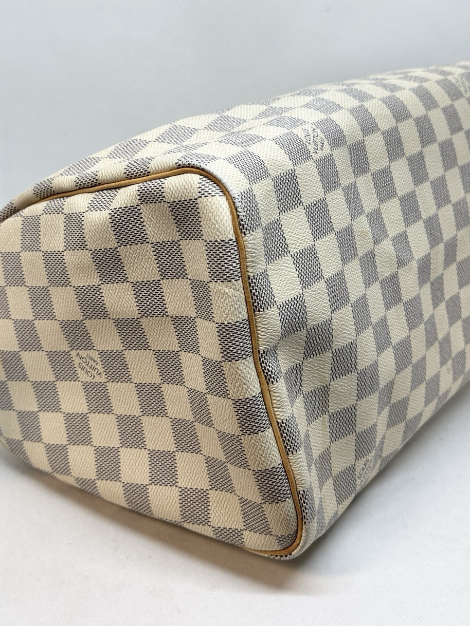 Louis Vuitton Speedy 30 Damier Azur 2012
