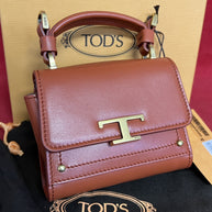 TOD’S TODS TSI MINI BAG MICRO ROR TERRACOTTA LEDER UMHÄNGETASCHE NEU