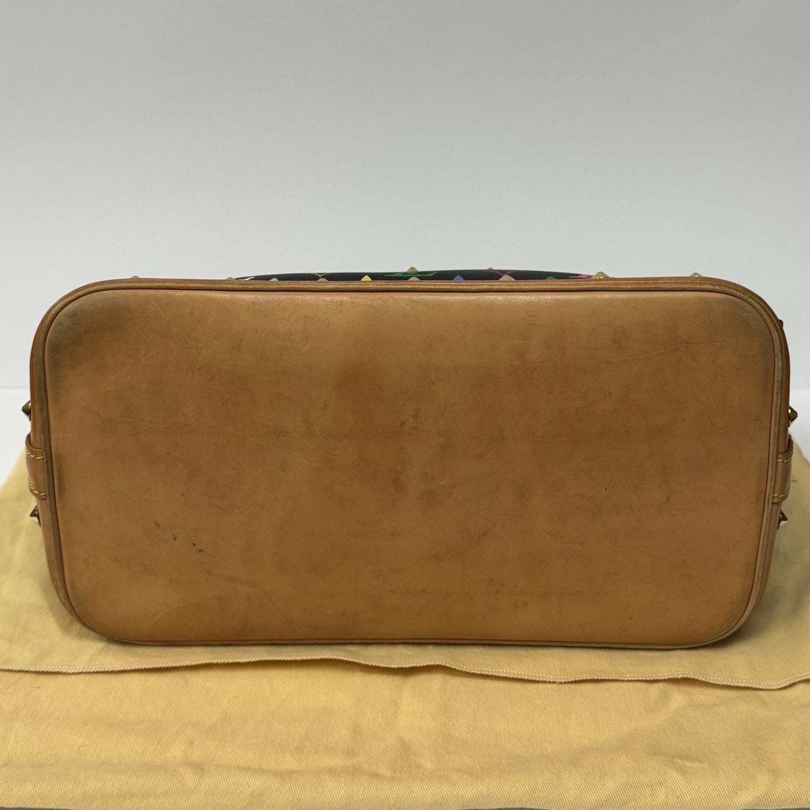 Louis Vuitton Alma Multicolor Multicolore Schwarz Handtasche 2004 IKONE