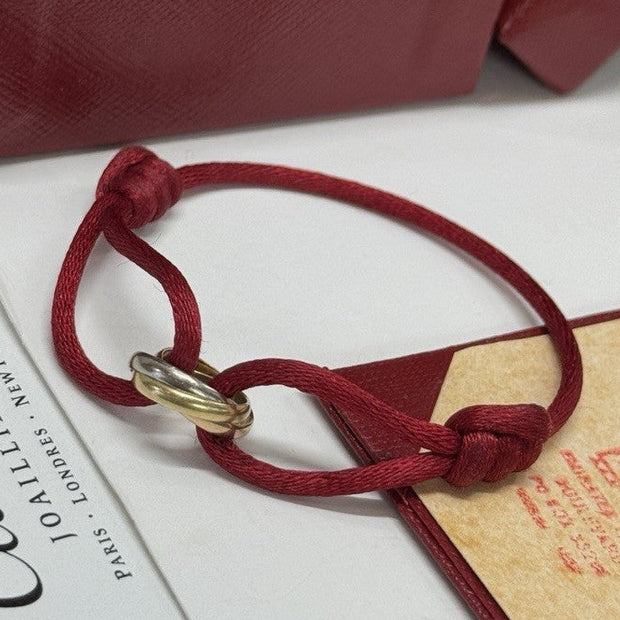 Cartier Trinity Armband Tricolor 18 Karat Weißgold, Gelbgold & Roségold