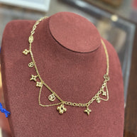 Louis Vuitton M64855 Blooming Supple Collier Halskette Gold